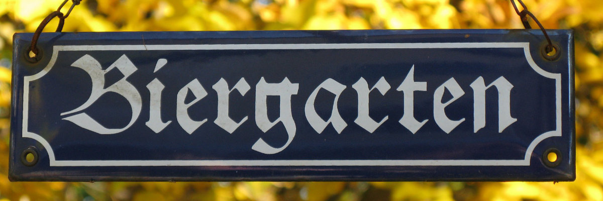 Location des Jahres - der bayerische Biergarten.